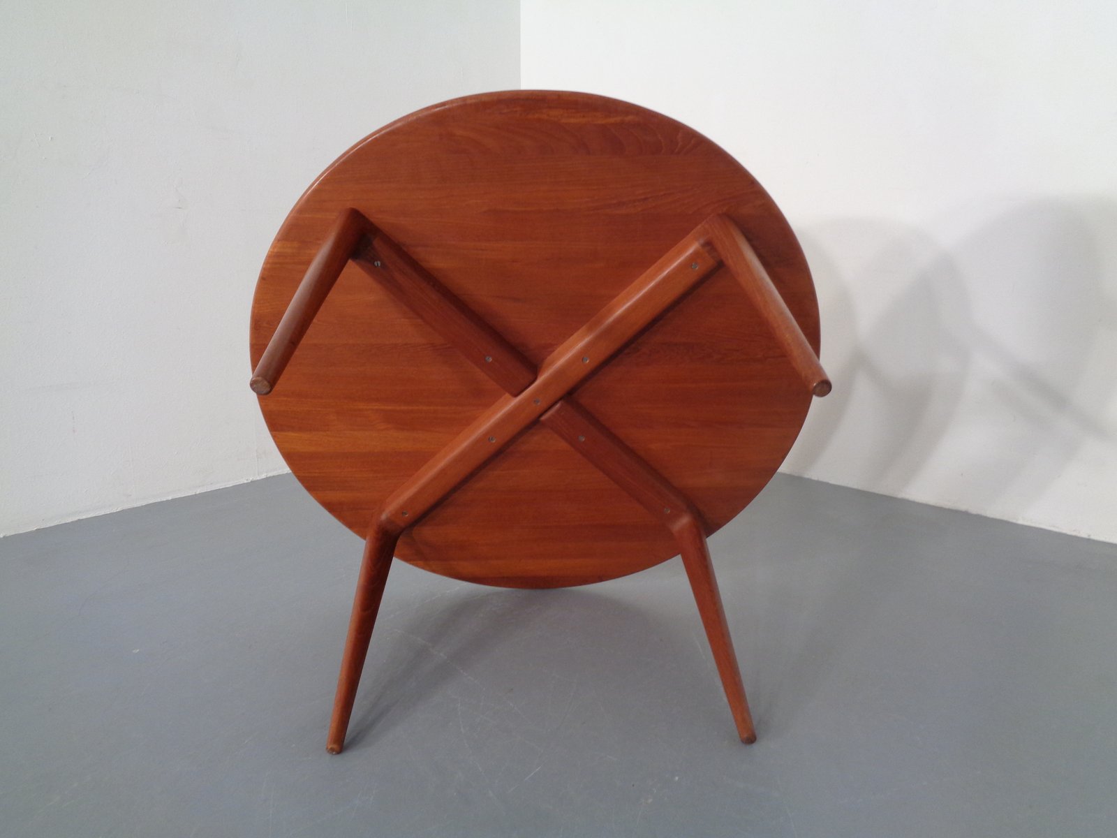 Danish Solid Teak Coffee Table from A/S Mikael Laursen, 1960s