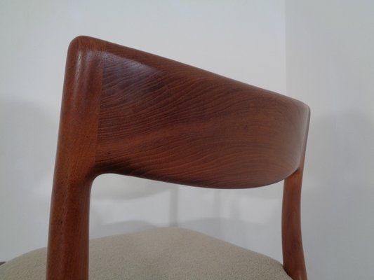 Danish Solid Teak Dining Chairs, 1960s, Set of 4-RDW-713043