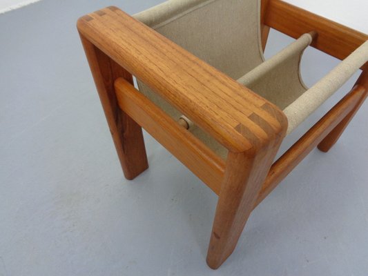 Danish Solid Teak Magazine Rack, 1960s-RDW-1352968