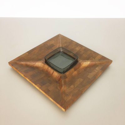 Danish Solid Teak Wood Shell Bowl from Digsmed, Denmark, 1960s-QZ-1147719