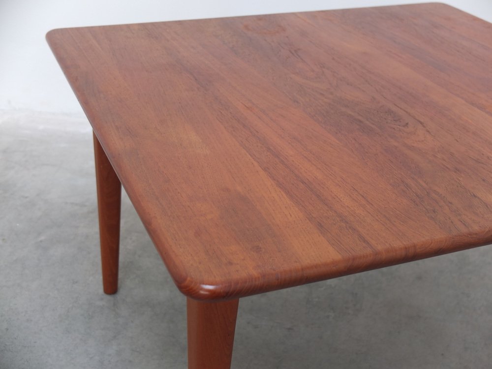 Danish Square Coffee Table in Teak by Mikael Laursen for A/S Mikael Laursen, 1960s