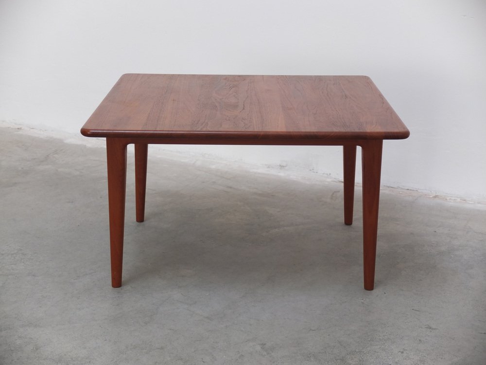 Danish Square Coffee Table in Teak by Mikael Laursen for A/S Mikael Laursen, 1960s