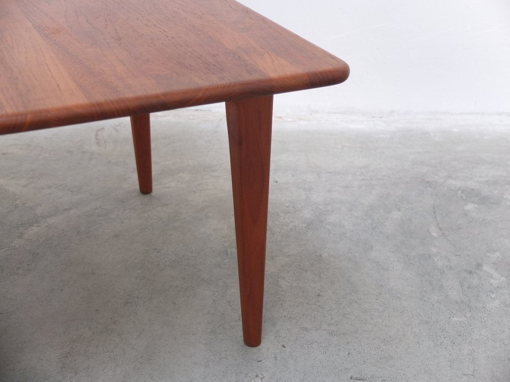 Danish Square Coffee Table in Teak by Mikael Laursen for A/S Mikael Laursen, 1960s