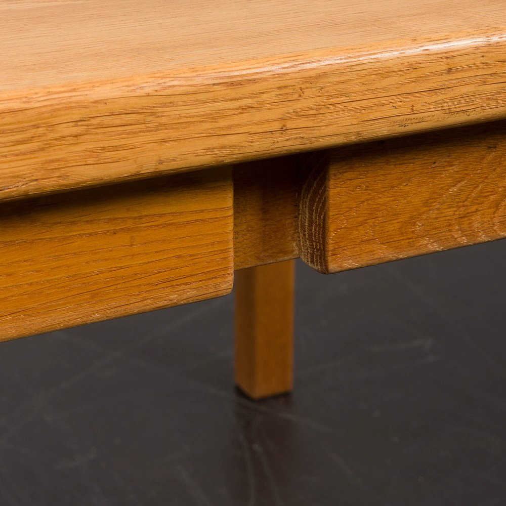 Danish Square Oak Coffee Table by Kurt Ostervig for KP Mobler, 1970s