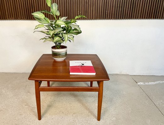 Danish Square Teak Coffee by Grete Jalk for Glostrup, 1960s-JP-1336275