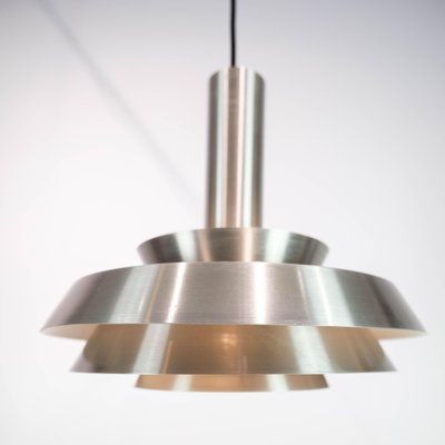 Danish Steel Ceiling Pendant Lamp, 1960s-UY-999258