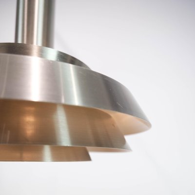 Danish Steel Ceiling Pendant Lamp, 1960s-UY-999258