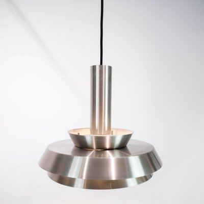 Danish Steel Ceiling Pendant Lamp, 1960s-UY-999258