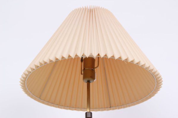 Danish Steel Floor Lamp with Adjustable Height, 1940s or 1950s-DQ-1389437