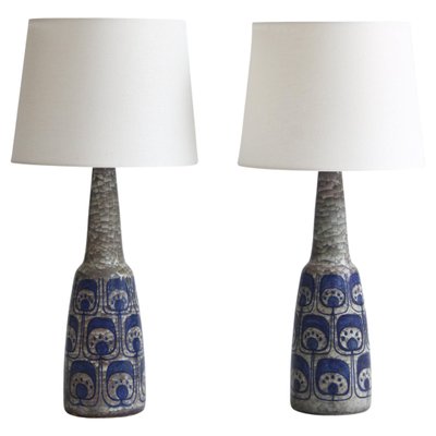 Danish stoneware Table Lamps from Michael Andersen & Sons, 1960s, Set of 2-WRF-1178734