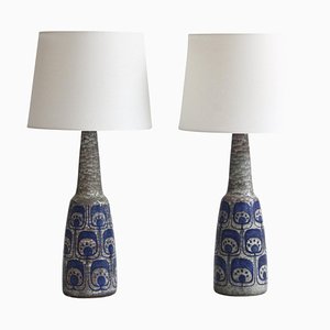 Danish stoneware Table Lamps from Michael Andersen & Sons, 1960s, Set of 2-WRF-1178734