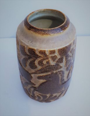 Danish Stoneware Vase by Marianne Starck for Michael Andersen, 1960s-QDP-838538