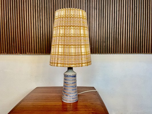 Danish Studio Ceramic Art Table Lamp, 1950s-JP-1336344