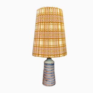 Danish Studio Ceramic Art Table Lamp, 1950s-JP-1336344