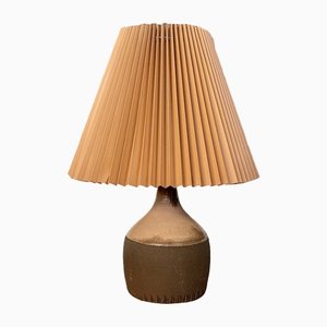 Danish Studio Ceramic Art Table Lamp, 1960s-JP-1335493