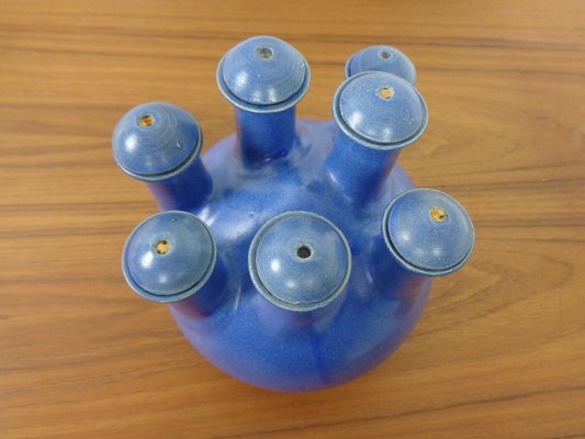 Danish Studio Ceramic Mushroom Oil Table Lamp, 1970s-RDW-1786319