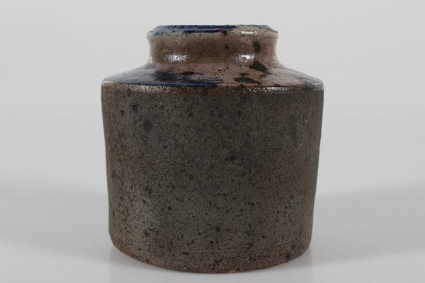 Danish Studio Ceramic Vase by Chris Moes Earth Tones with Speckles, 1972-QQ-1758349