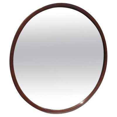 Danish Style Lacquered Wood Mirror, 1970s-HQI-1321709