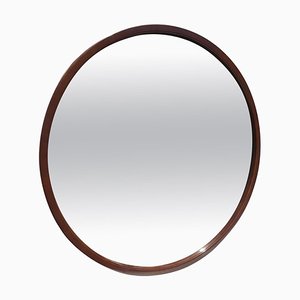 Danish Style Lacquered Wood Mirror, 1970s-HQI-1321709