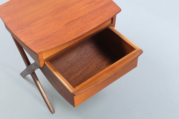 Danish Style Teak Magazine Rack from Wébé, 1950s-XT-900423