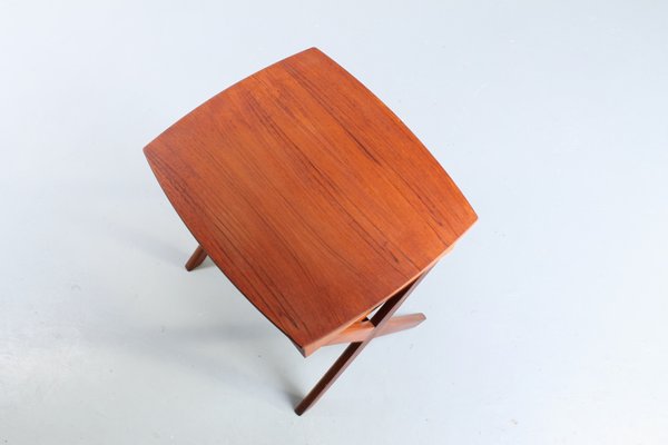 Danish Style Teak Magazine Rack from Wébé, 1950s-XT-900423