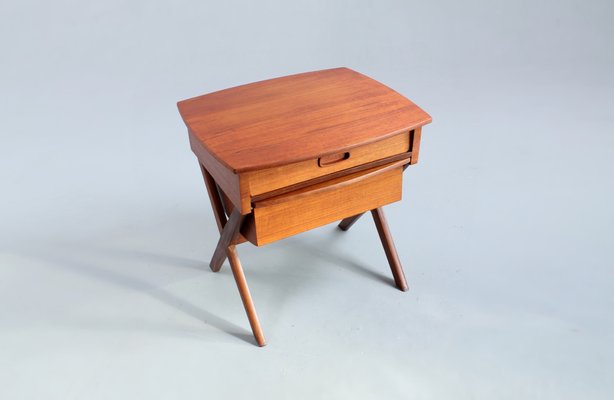 Danish Style Teak Magazine Rack from Wébé, 1950s-XT-900423