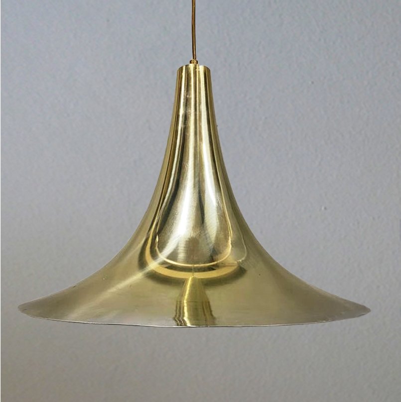 Danish Suspension Lamp from Dijkstra Lampen, 1970s