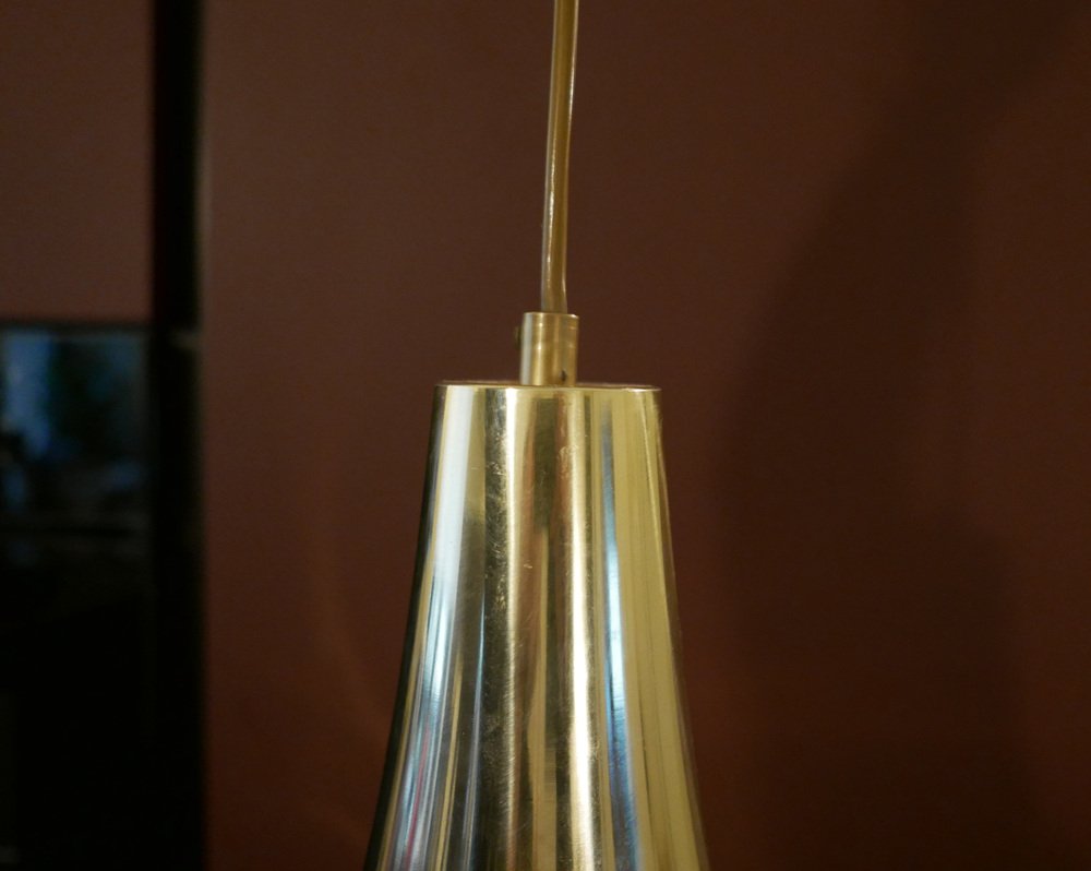 Danish Suspension Lamp from Dijkstra Lampen, 1970s