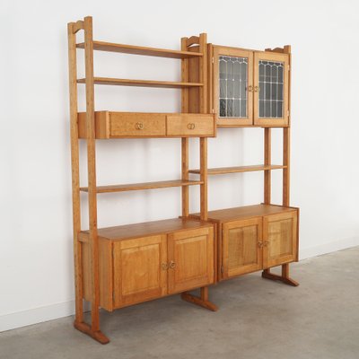 Danish System Bookcase in Oak by Henning Kjærnulf, 1960s-VND-1775414