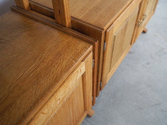 Danish System Bookcase in Oak by Henning Kjærnulf, 1960s-VND-1775414