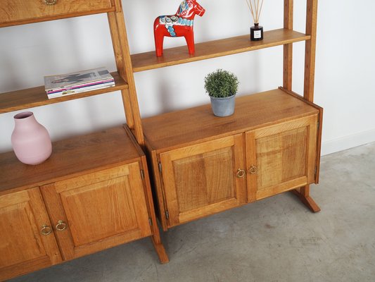 Danish System Bookcase in Oak by Henning Kjærnulf, 1960s-VND-1775414