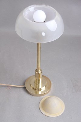 Danish Table Lamp in Brass & Glass from Fog and Mørup, 1920s-DQ-1798103