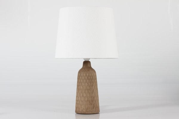 Danish Table Lamp in Unglazed Ceramic by Einar Johansen, 1960s-QQ-1383414