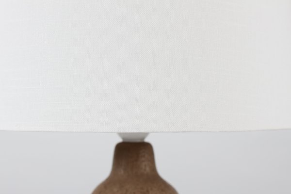 Danish Table Lamp in Unglazed Ceramic by Einar Johansen, 1960s-QQ-1383414