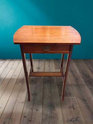 Danish Table with Drawer in Teak, 1950s-ZFY-1424516