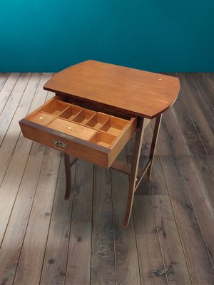 Danish Table with Drawer in Teak, 1950s-ZFY-1424516