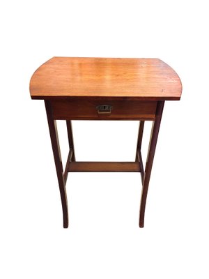 Danish Table with Drawer in Teak, 1950s-ZFY-1424516