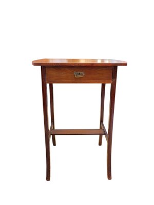 Danish Table with Drawer in Teak, 1950s-ZFY-1424516