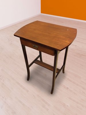 Danish Table with Drawer in Teak, 1950s-ZFY-1424516