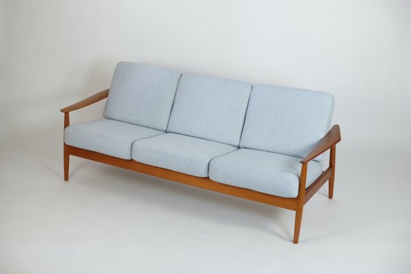 Danish Teak 3-Seater Sofa by Arne Vodder for France & Son, 1960s-ETX-1949306