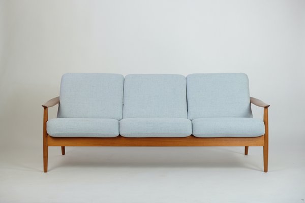 Danish Teak 3-Seater Sofa by Arne Vodder for France & Son, 1960s-ETX-1949306