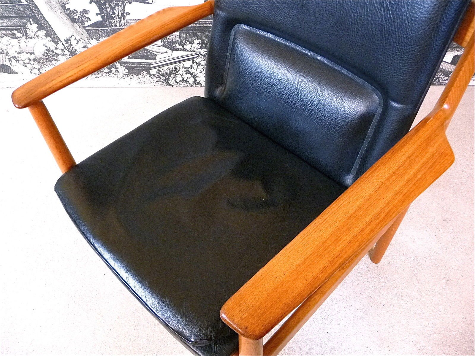 Danish Teak 341 Armchair by Arne Vodder for Sibast, 1960s