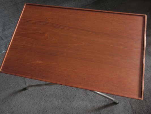 Danish Teak and Aluminium Coffee Table, 1960s-ED-765384