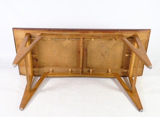 Danish Teak and Oak Coffee Table, 1960s-UY-1454052