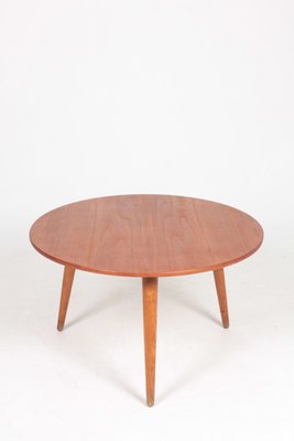 Danish Teak and Oak Coffee Table by Hans J. Wegner for Andreas Tuck, 1950s-FK-574972