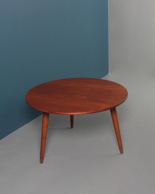 Danish Teak and Oak Coffee Table by Hans J. Wegner for Andreas Tuck, 1950s-FK-574972