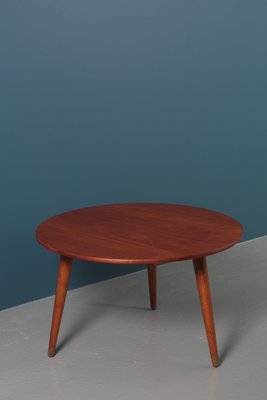 Danish Teak and Oak Coffee Table by Hans J. Wegner for Andreas Tuck, 1950s-FK-574972