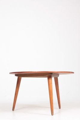 Danish Teak and Oak Coffee Table by Hans J. Wegner for Andreas Tuck, 1950s-FK-574972