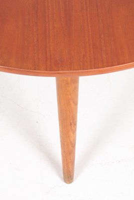 Danish Teak and Oak Coffee Table by Hans J. Wegner for Andreas Tuck, 1950s-FK-574972