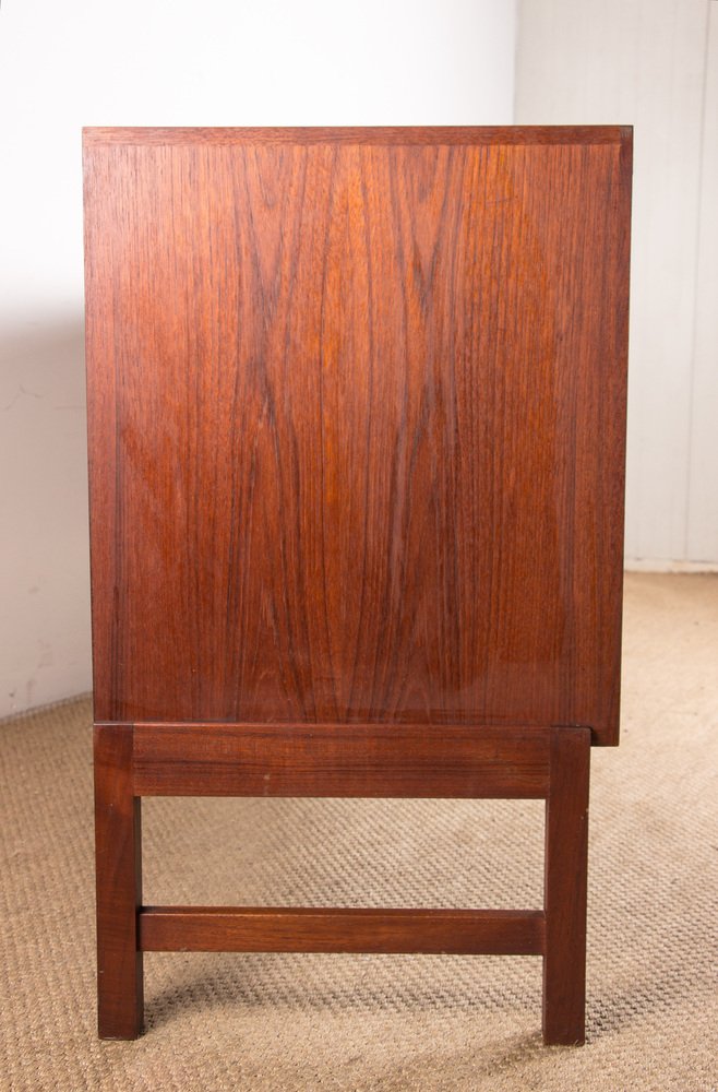 Danish Teak and Oak Model H38 Sideboard by Kurt Ostervig for KP Mobler, 1960s